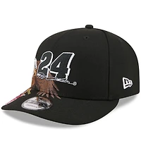 Casquette snapback New Era Jeff Gordon A-Frame 9FIFTY noire pour homme