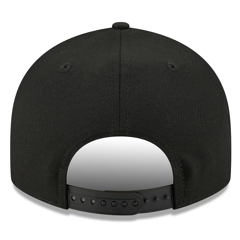 Men's New Era Black Jeff Gordon A-Frame 9FIFTY Snapback Hat
