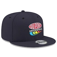 Casquette Snapback 9FIFTY Jeff Gordon DuPont New Era pour hommes bleu marine