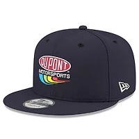 Casquette Snapback 9FIFTY Jeff Gordon DuPont New Era pour hommes bleu marine
