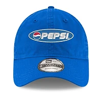 Casquette New Era Royal Jeff Gordon Pepsi Enzyme Washed 9TWENTY réglable pour homme