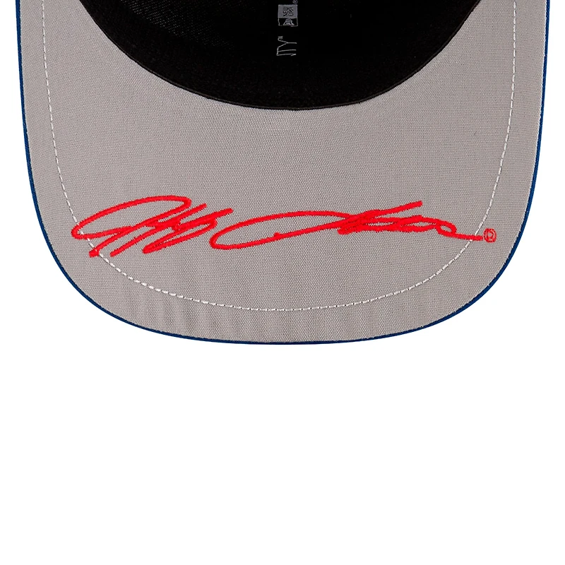 Casquette extensible à boutons-pression New Era Royal Jeff Gordon Rainbow 9SEVENTY pour homme