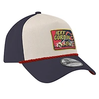 Casquette ajustable Jeff Gordon 9FORTY Rope pour homme de New Era bleu marine