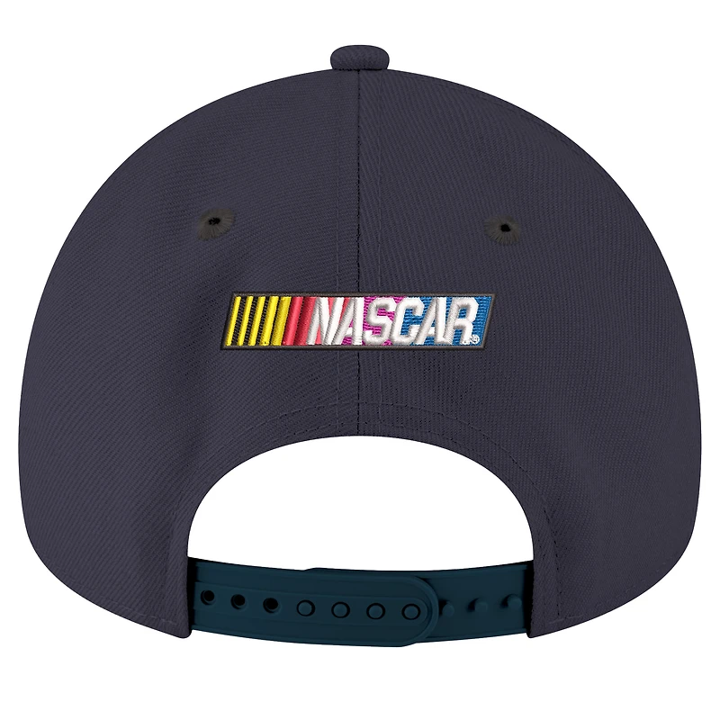 Men's New Era Stone/Navy Jeff Gordon 9FORTY Rope Adjustable Hat
