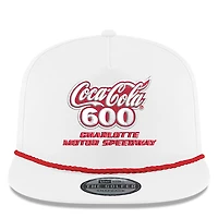Casquette ajustable Jeff Gordon Coca-Cola 600 First Win Golfer New Era pour hommes, blanche