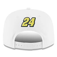 Casquette ajustable Jeff Gordon Coca-Cola 600 First Win Golfer New Era pour hommes, blanche