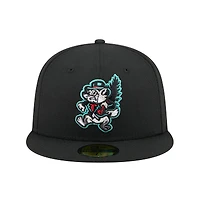 Casquette ajustée 59FIFTY New Era noire Jersey Shore BlueClaws Theme Nights pour homme