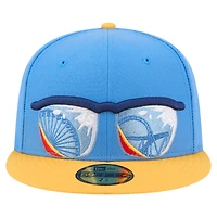 Men's New Era  Blue/Yellow Jersey Shore BlueClaws Authentic Collection 59FIFTY Fitted Hat