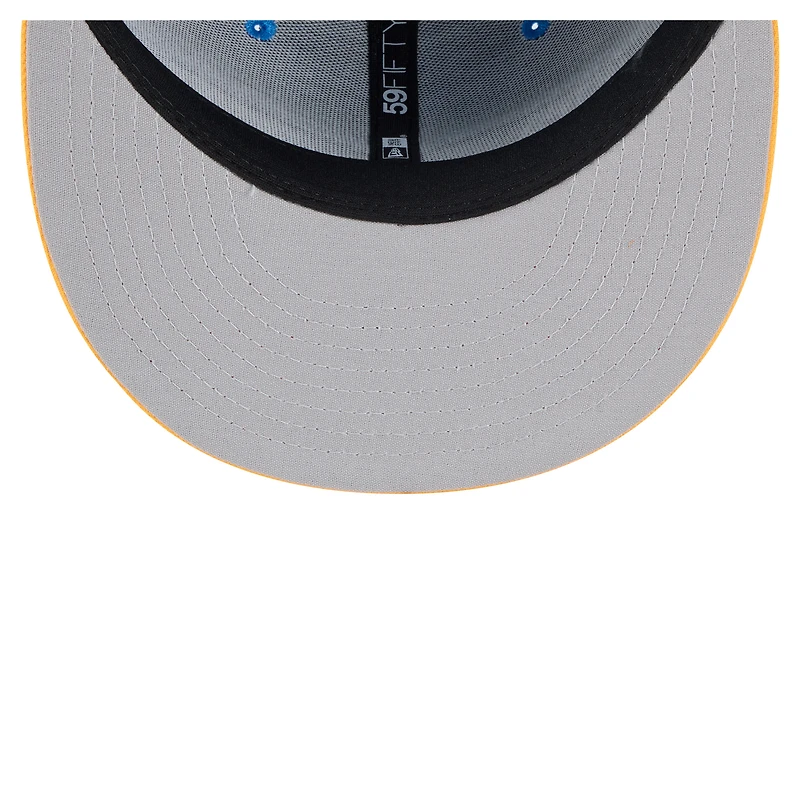 Men's New Era  Blue/Yellow Jersey Shore BlueClaws Authentic Collection 59FIFTY Fitted Hat
