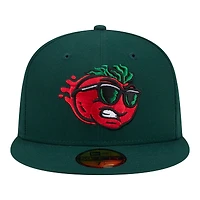 Men's New Era  Dark Green Jersey Shore BlueClaws Minor League Theme Nights 59FIFTY Fitted Hat