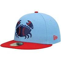 Men's New Era Royal Jersey Shore BlueClaws Authentic Collection Road 59FIFTY Fitted Hat