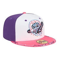 Men's New Era  White/Pink Jersey Shore BlueClaws 2026 Copa De La Diversion 59FIFTY Fitted Hat