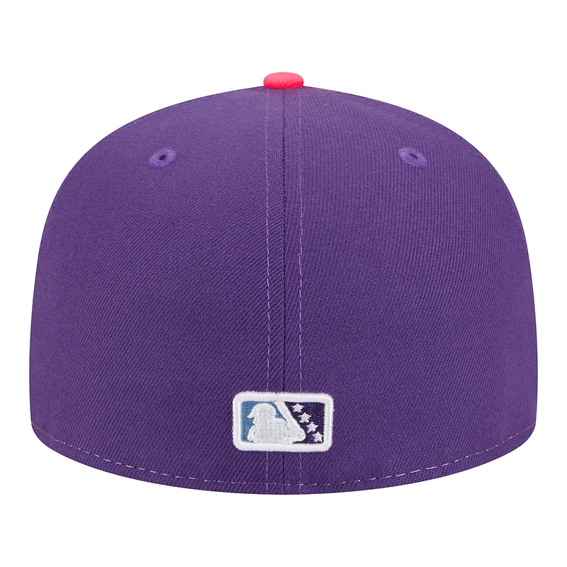 Men's New Era White/Pink Jersey Shore BlueClaws 2026 Copa De La Diversion 59FIFTY Fitted Hat