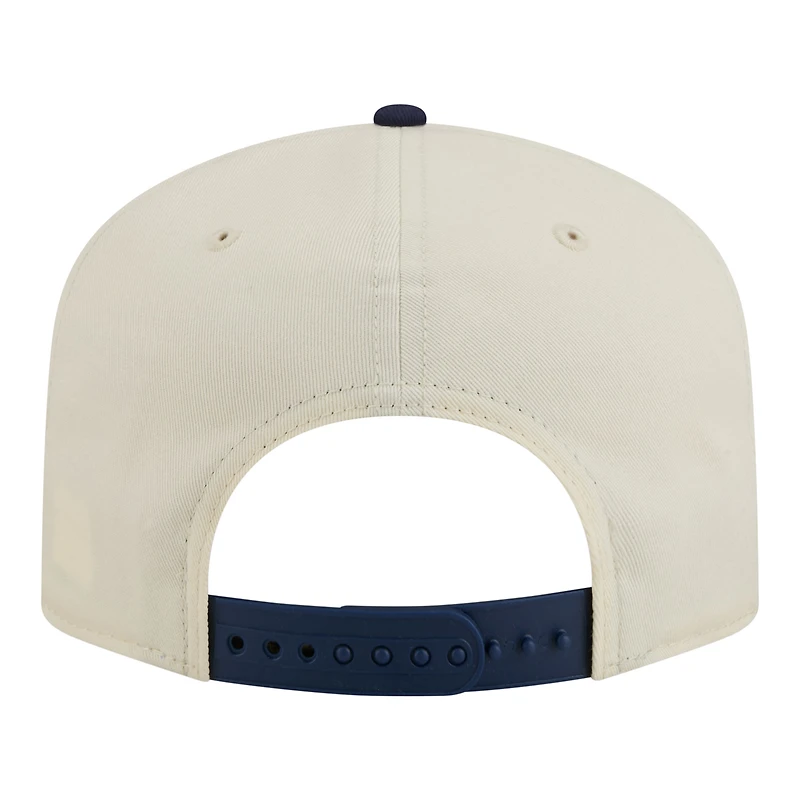 Men's New Era Cream/Navy Jesse Love Jr. Flag 19TWENTY Adjustable Hat
