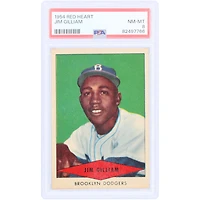 Jim Gilliam Brooklyn Dodgers 1954 Red Heart #NNO PSA Authenticated 8 Card