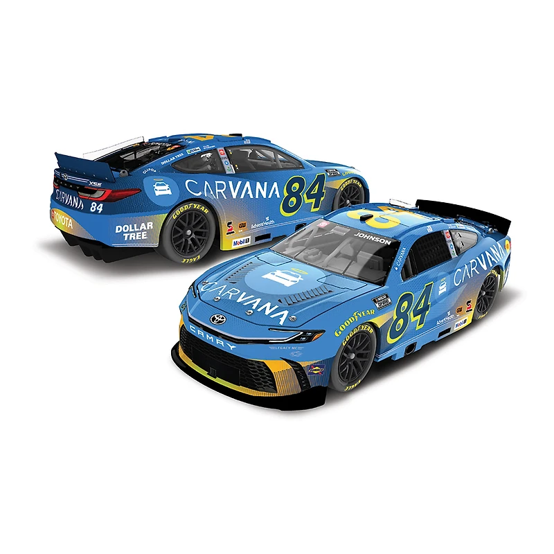 Action Racing Jimmie Johnson 2026 #84 Carvana 1:24 Elite Die-Cast Toyota Camry XSE