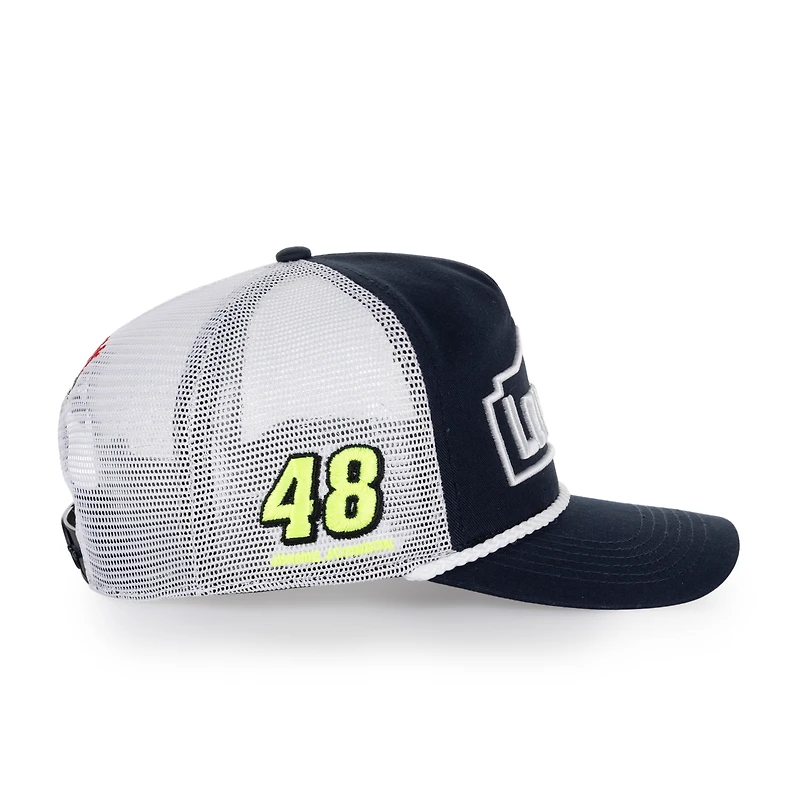 Men's '47 Jimmie Johnson Navy NASCAR Legendary Triple Hit Rope Hitch Adjustable Hat
