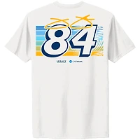 T-shirt homme classique blanc à motif Jimmie Johnson Carvana San Diego