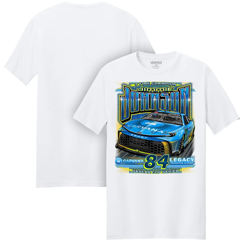 Men's Classic Ink White Jimmie Johnson Carvana T-Shirt