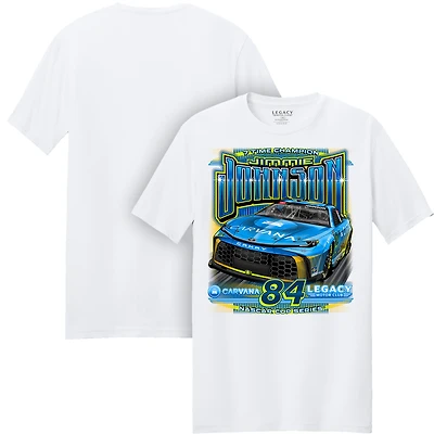 Men's Classic Ink White Jimmie Johnson Carvana T-Shirt