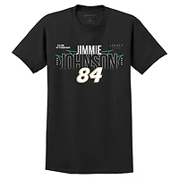 T-shirt noir Jimmie Johnson 2023 #84 Club Wyndham de la collection LEGACY Motor Team pour homme