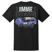 T-shirt noir Jimmie Johnson 2023 #84 Club Wyndham de la collection LEGACY Motor Team pour homme