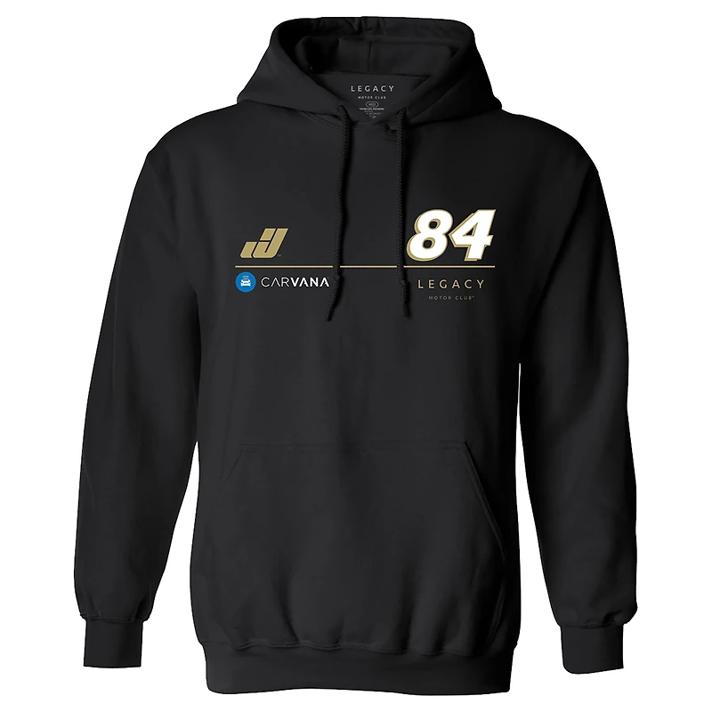 Sweat à capuche noir Jimmie Johnson Carvana de la collection LEGACY Motor Club Team pour hommes