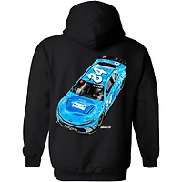 Sweat à capuche noir Jimmie Johnson Carvana de la collection LEGACY Motor Club Team pour hommes