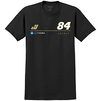 T-shirt de voiture LEGACY Motor Club Team Collection charbon bois Jimmie Johnson Carvana pour hommes