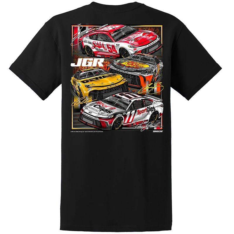 Men's Joe Gibbs Racing Team Collection  Black Car T-Shirt