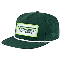 Men's New Era Green Joe Gibbs Racing Interstate Batteries Retro Cord Golfer Adjustable Hat