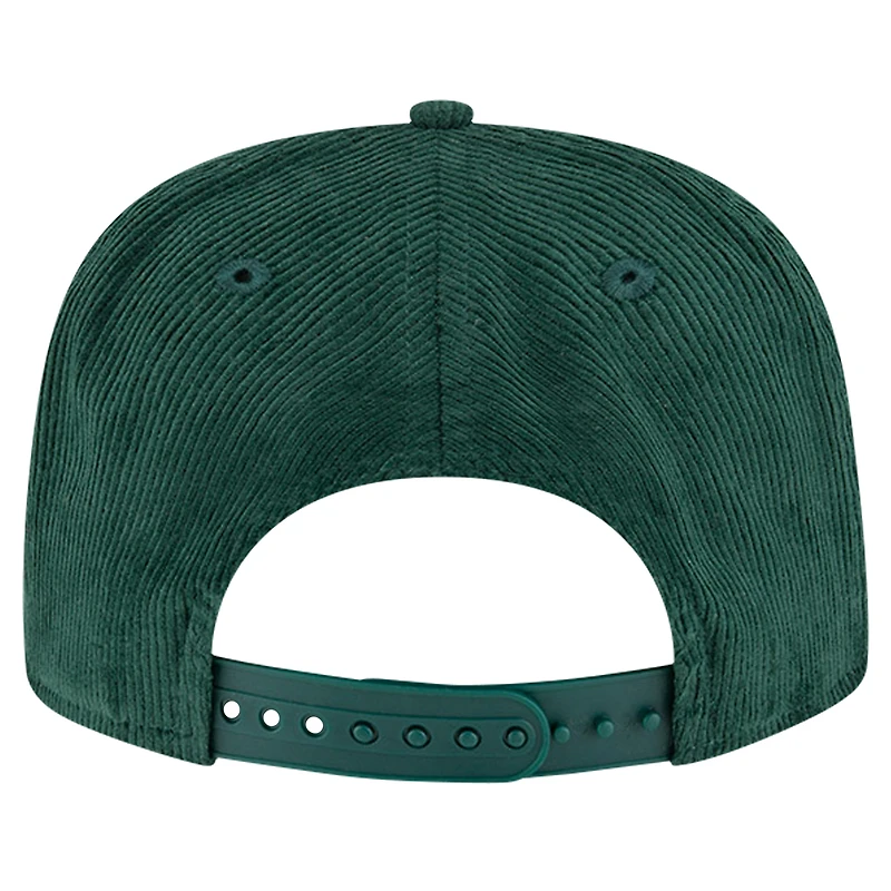 Men's New Era Green Joe Gibbs Racing Interstate Batteries Retro Cord Golfer Adjustable Hat