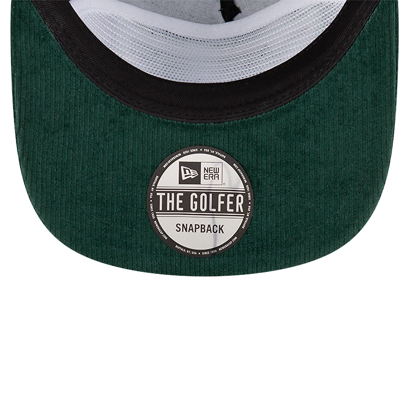 Casquette réglable pour homme avec cordon rétro Joe Gibbs Racing Interstate Batteries vert New Era pour golfeur