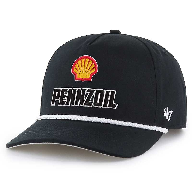 Casquette ajustable Joey Logano Hitch Rope pour homme, modèle 1947, noire