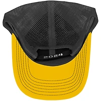 Casquette ajustable pour homme avec drapeau à damier et trophée de champion de la NASCAR Cup Series 2024 Joey Logano noire