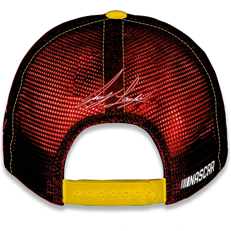 Men's Checkered Flag Sports Yellow Joey Logano 2024 NASCAR Cup Series Champion Patch Adjustable Hat