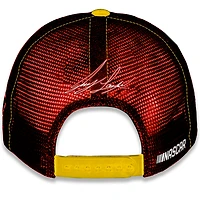 Men's Checkered Flag Sports Yellow Joey Logano 2024 NASCAR Cup Series Champion Patch Adjustable Hat