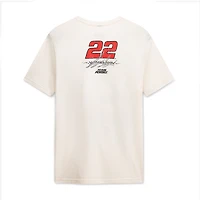 Men's Classic Ink Cream Joey Logano #22 Shell & Pennzoil Comic Book T-Shirt