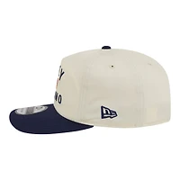 Men's New Era  Cream/Navy Joey Logano Flag 19TWENTY Adjustable Hat