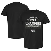 T-shirt noir pour homme Team Penske Joey Logano Champion NASCAR Cup Series 2024 Pit Road