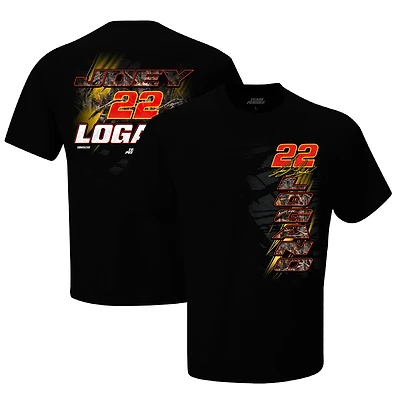 Men's Team Penske  Black Joey Logano Shell/Pennzoil Camo T-Shirt
