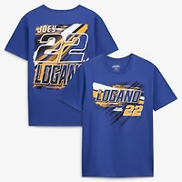 Men's Team Penske  Blue Joey Logano #22 Crewneck T-Shirt