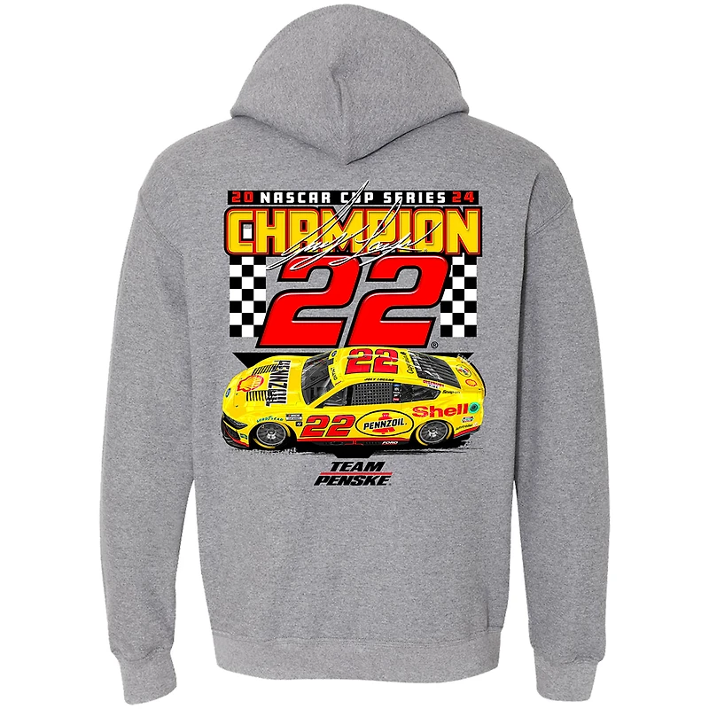 Men's Team Penske Joey Logano 2024 NASCAR Cup Series Champion Pullover Hoodie
