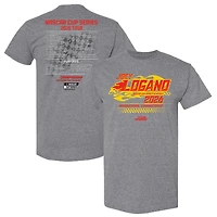 Men's Team Penske  Heather Charcoal Joey Logano 2026 NASCAR Schedule T-Shirt