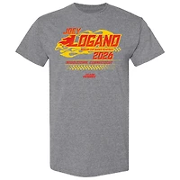 T-shirt Équipe Penske Homme Gris Chiné Joey Logano Calendrier 2026