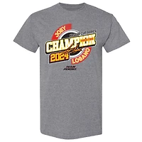 T-shirt de vitesse pour homme Team Penske Heather Charcoal Joey Logano, triple champion la NASCAR Cup Series
