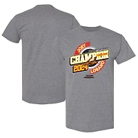 T-shirt de vitesse pour homme Team Penske Heather Charcoal Joey Logano, triple champion la NASCAR Cup Series