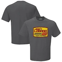 Men's Team Penske Heather Charcoal Joey Logano Vintage T-Shirt