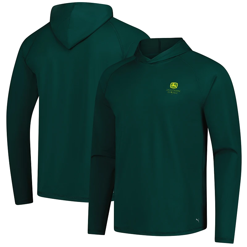 Sweat à capuche Puma Hunter Green John Deere Classic You-V pour homme