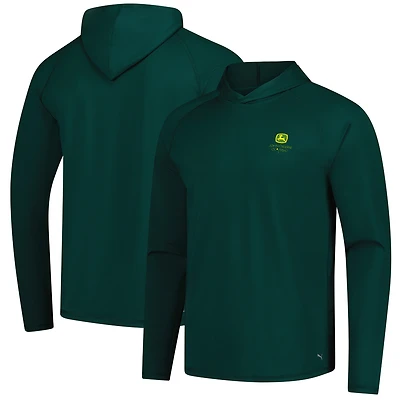 Men's Puma  Hunter Green John Deere Classic You-V Pullover Hoodie